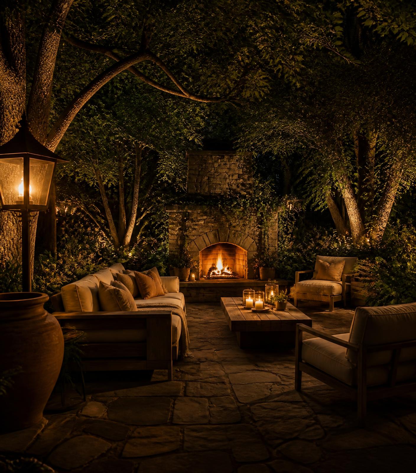 Fern Room — Established garden, hinterland